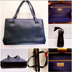 Vintage Black Margolin hand bag.